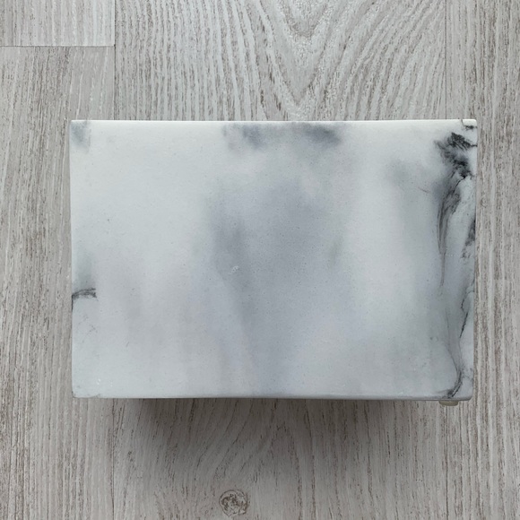 Urban Outfitters Bino marble storage organizer two sections never used new - Picture 3 of 6